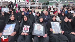 رزمایش 50 هزار جانفدای ایران در ورزشگاه شهدای ۱۵ خرداد کرمانشاه - مهر ماه 1405