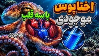 اختاپوس؛ موجودی با ۳ قلب و خون آبی!