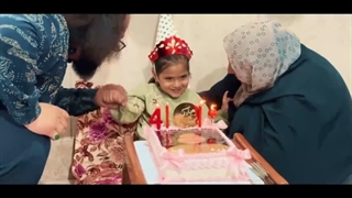 مراسم جشن تولد فرزند شهید سعید احمدی‌مینا از شهدای حملات آمریکایی صهیونی - قم