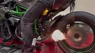 KAWASAKI H2R TUNING TEST