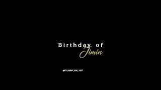 Happy Birthday JIMIN☆*: .｡. o(≧▽≦)o .｡.:*☆